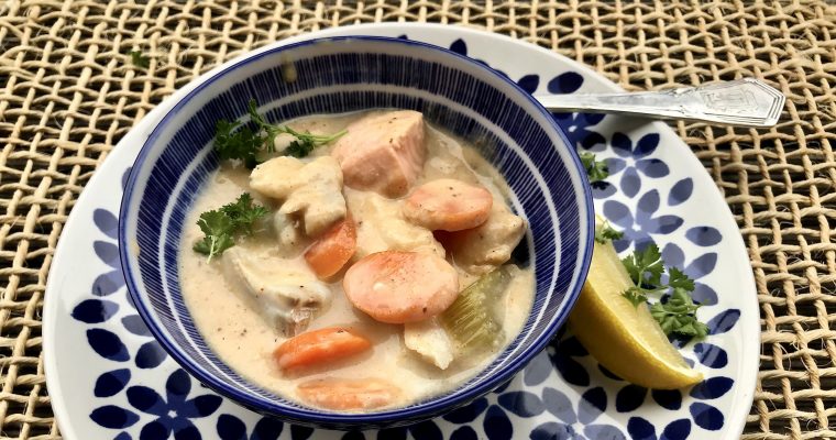 Creamy Dairy-free Fish Soup