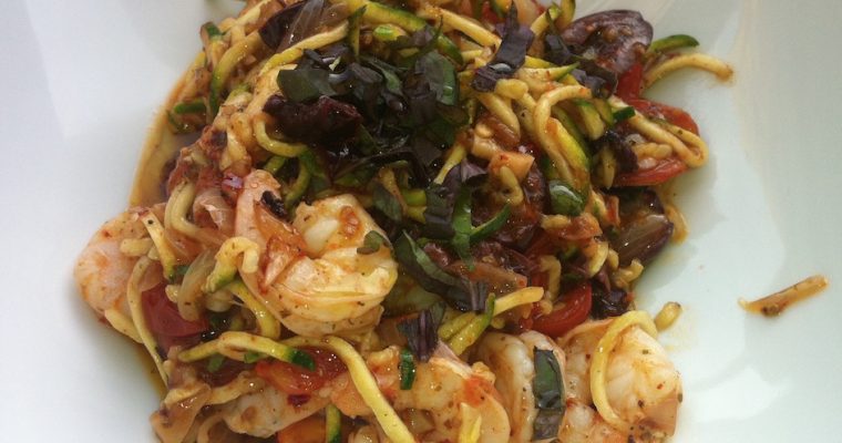 Baja Shrimp & Zucchini Noodles