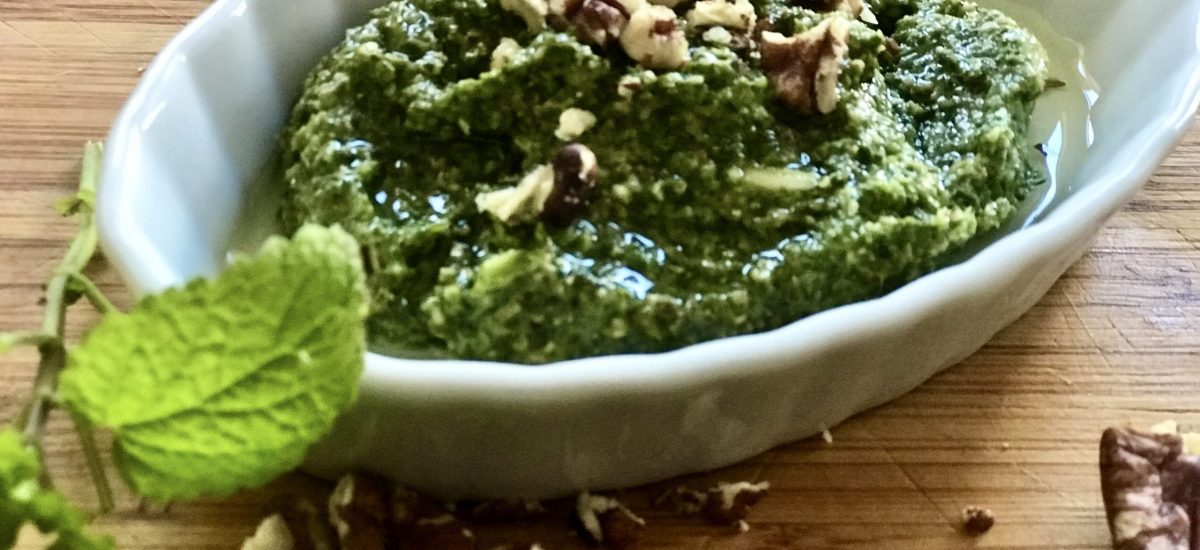 Spicy Cilantro Pecan Pesto