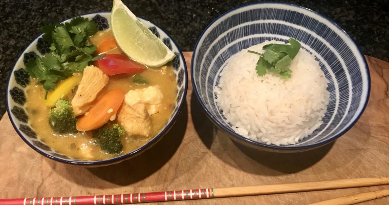 Coconut Curry Lime Chicken (Soup)