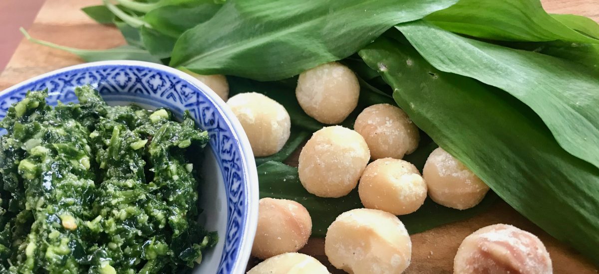 Macadamia Bärlauch Pesto
