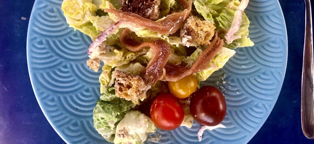 Caesar Salad & Dressing