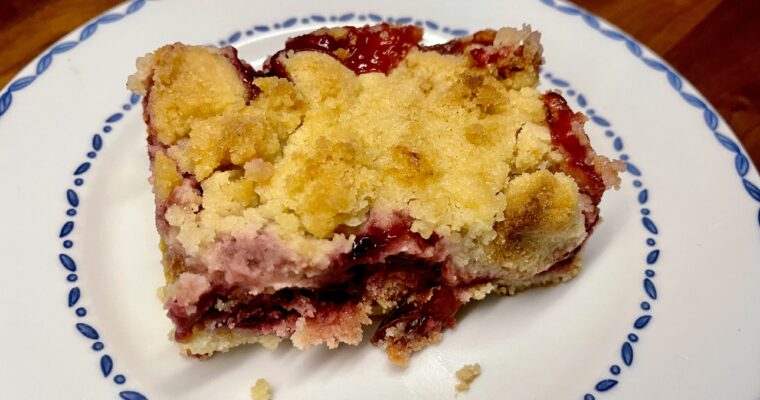 German Plum Cake (zwetschgenkuchen)