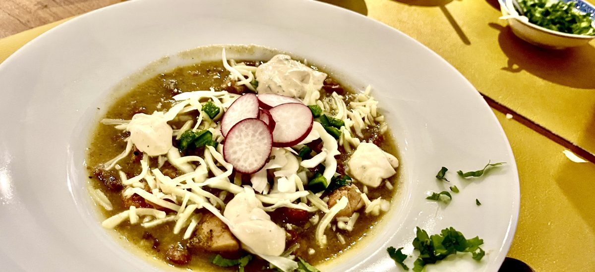 Creamy Green Chili Chicken Soup