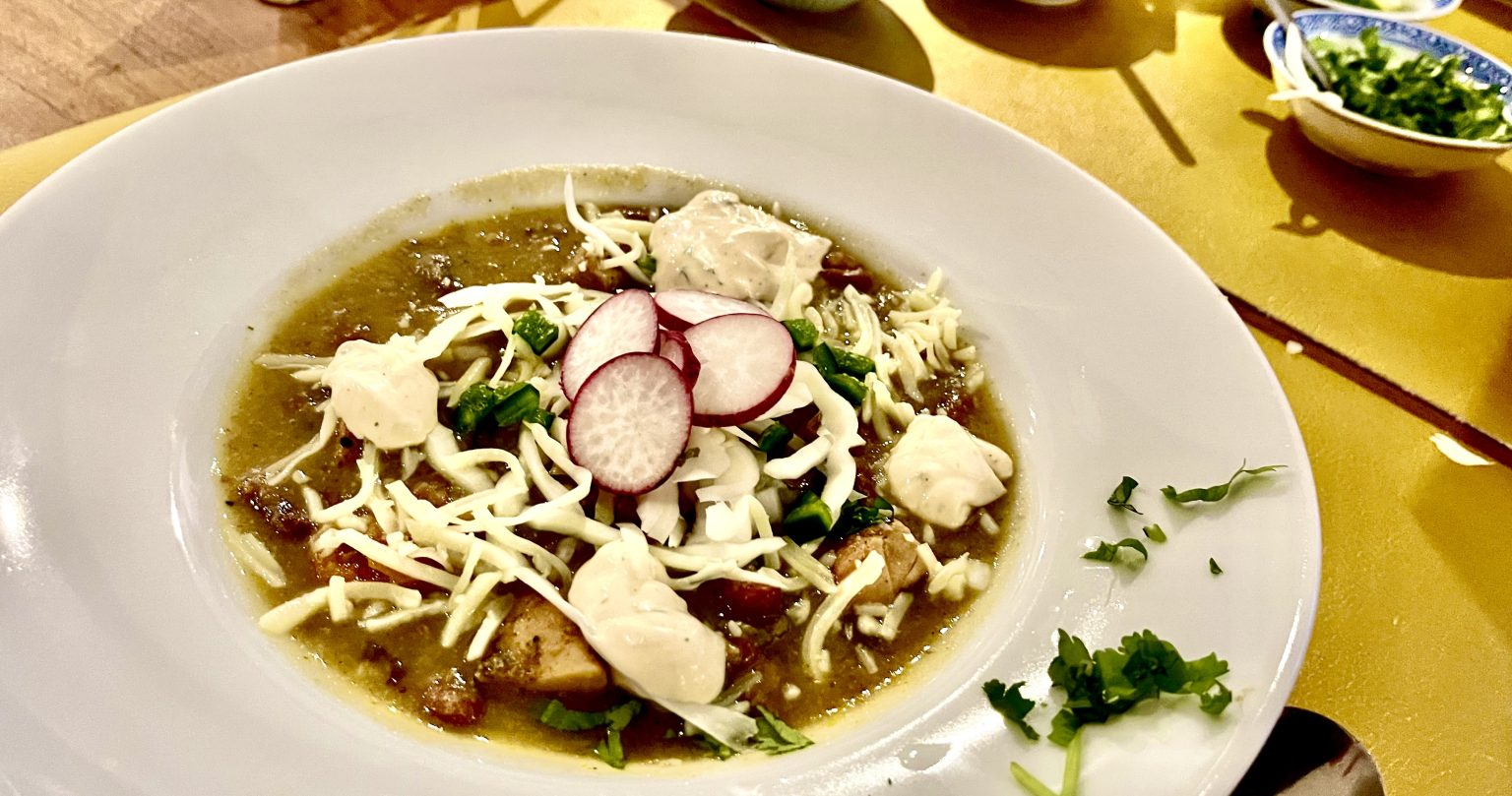 Green Chile Chicken Soup