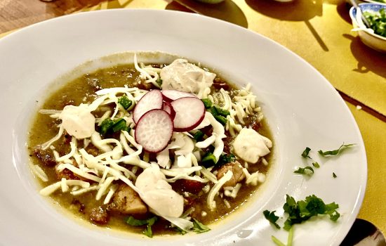 Creamy Green Chili Chicken Soup