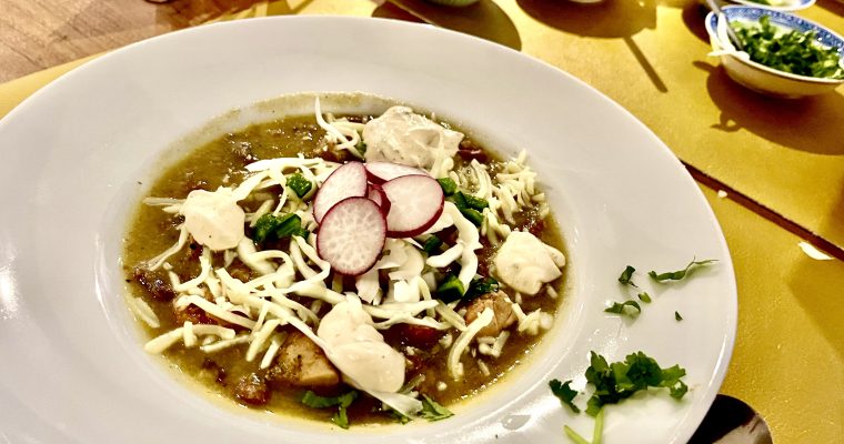 Creamy Green Chili Chicken Soup